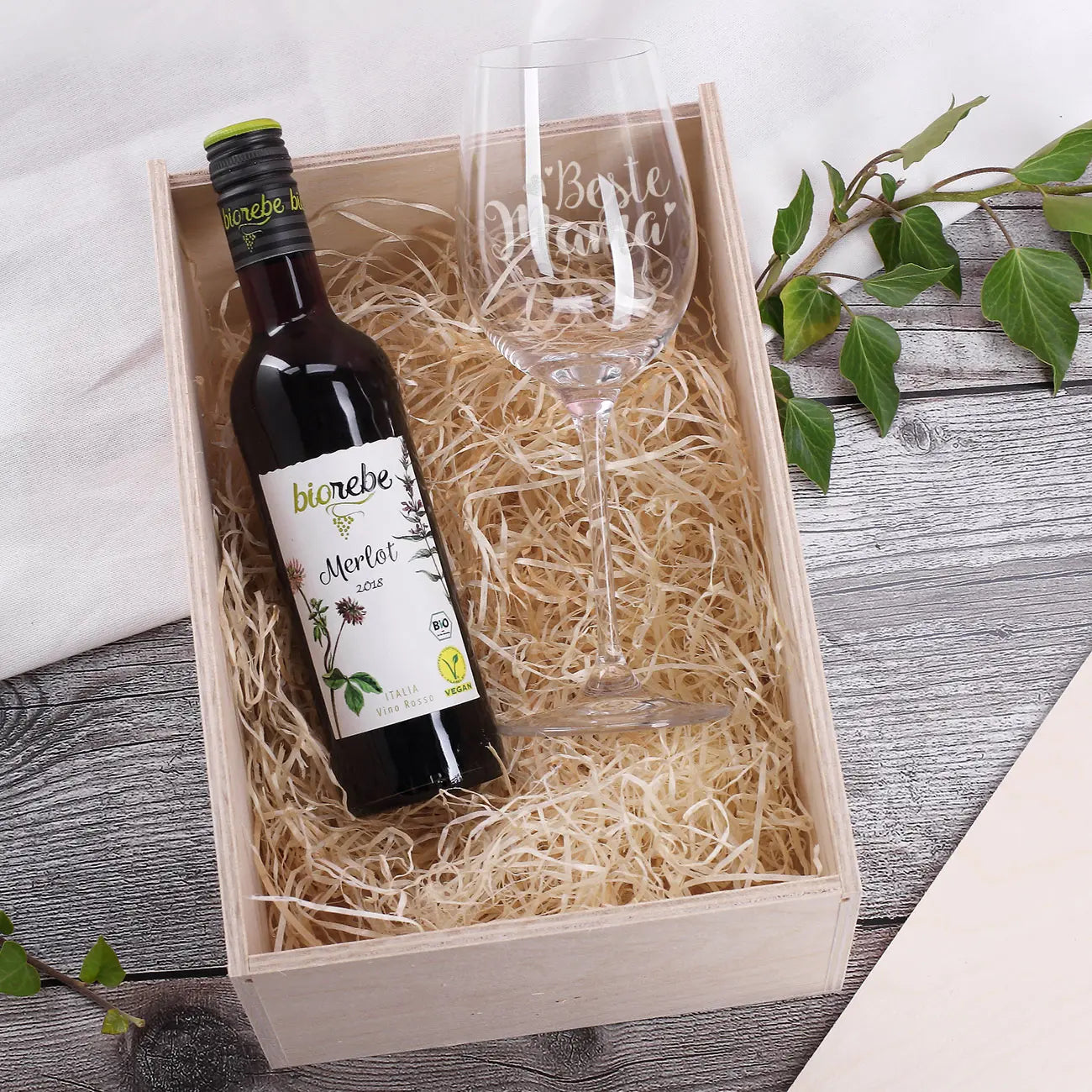 Wein-Geschenkset zum Muttertag - Alles Liebe Mama
