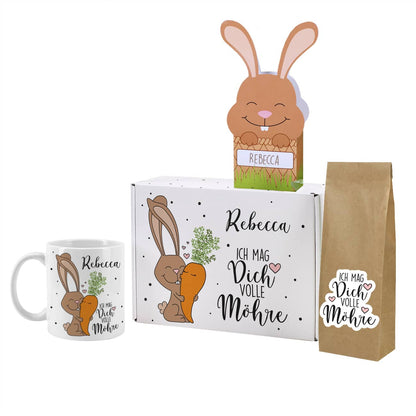 Geschenkset durchweg mit Name nach Wunsch personalisiert
