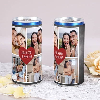Sekt zur Hochzeit mit Fotoaufdruck