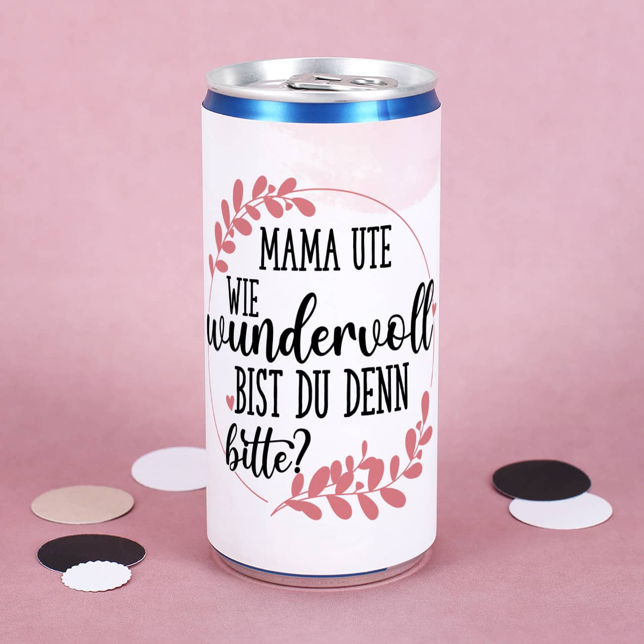 Sektdose mit Kompliment zum Muttertag