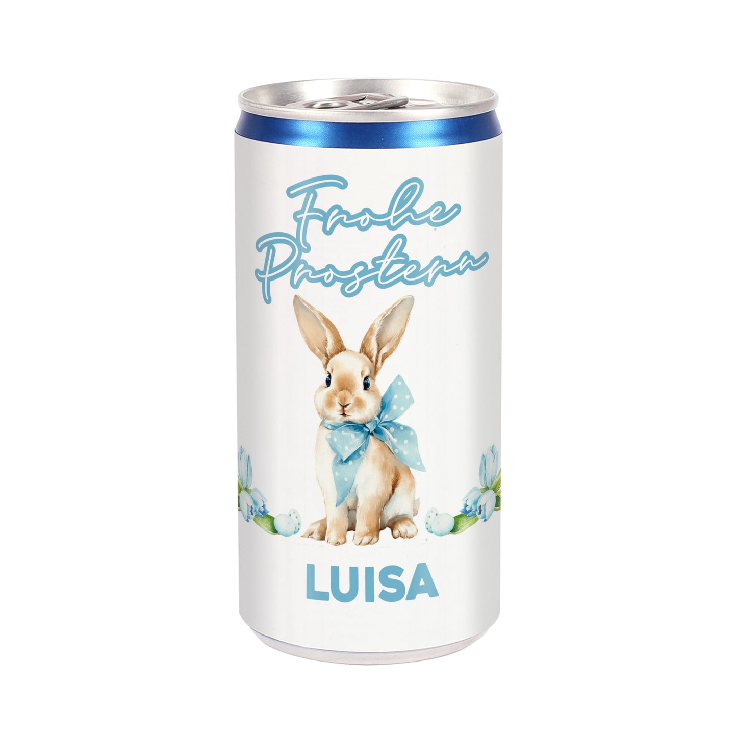Secco Dose Frohe Prostern mit Osterhase und personalisiertem Wunschtext