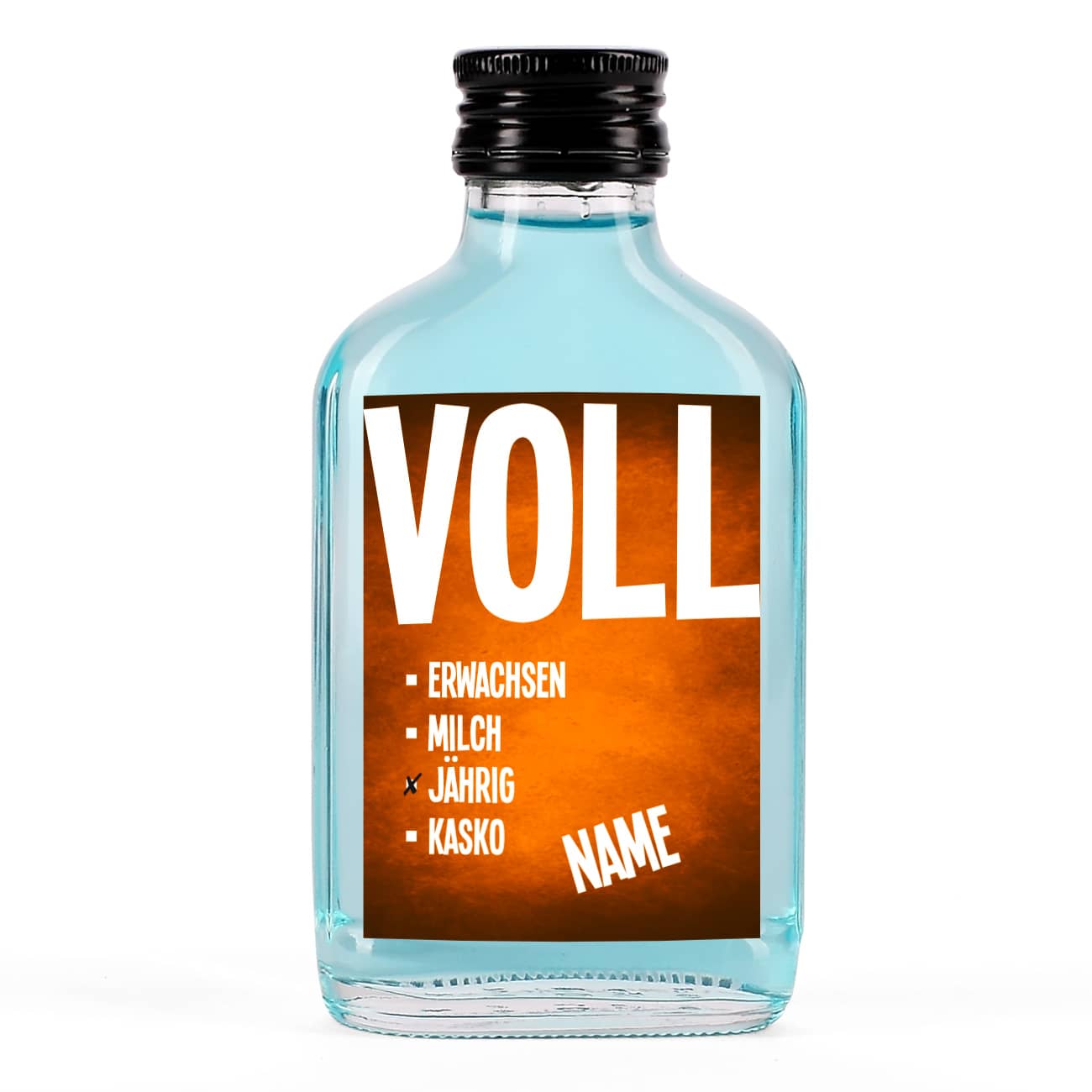 Mit Namensaufdruck