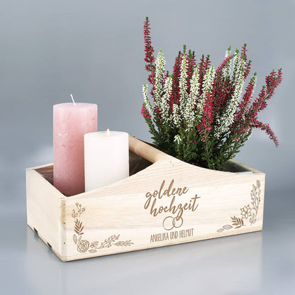 Geschenkkorb mit Ihren Wunschnamen graviert