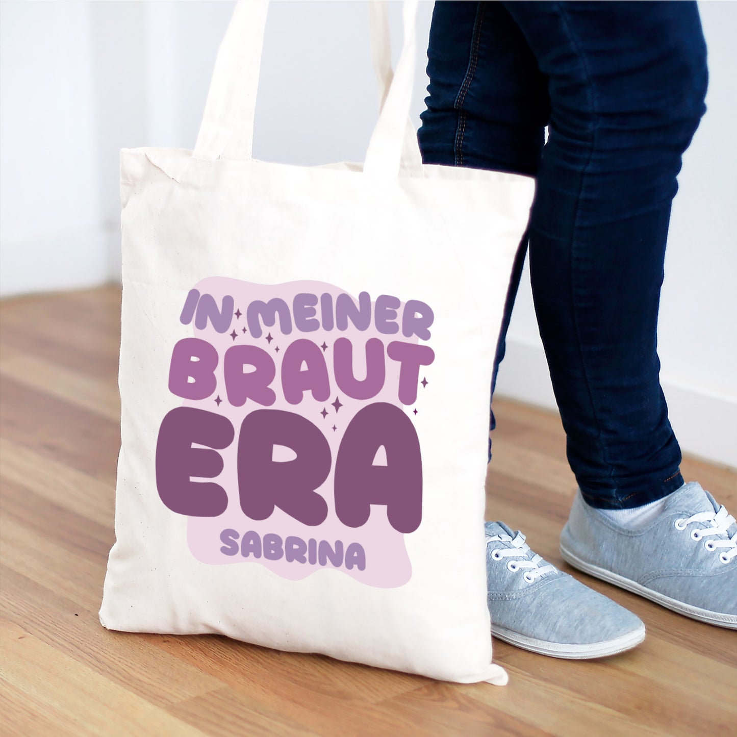 Beutel "In meiner Braut Era" mit Wunschname
