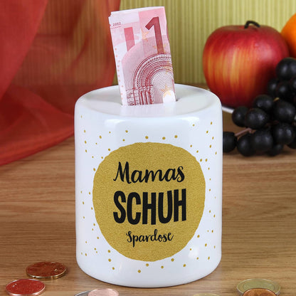 Persönliche Keramik-Spardose mit Name und Wunschtext