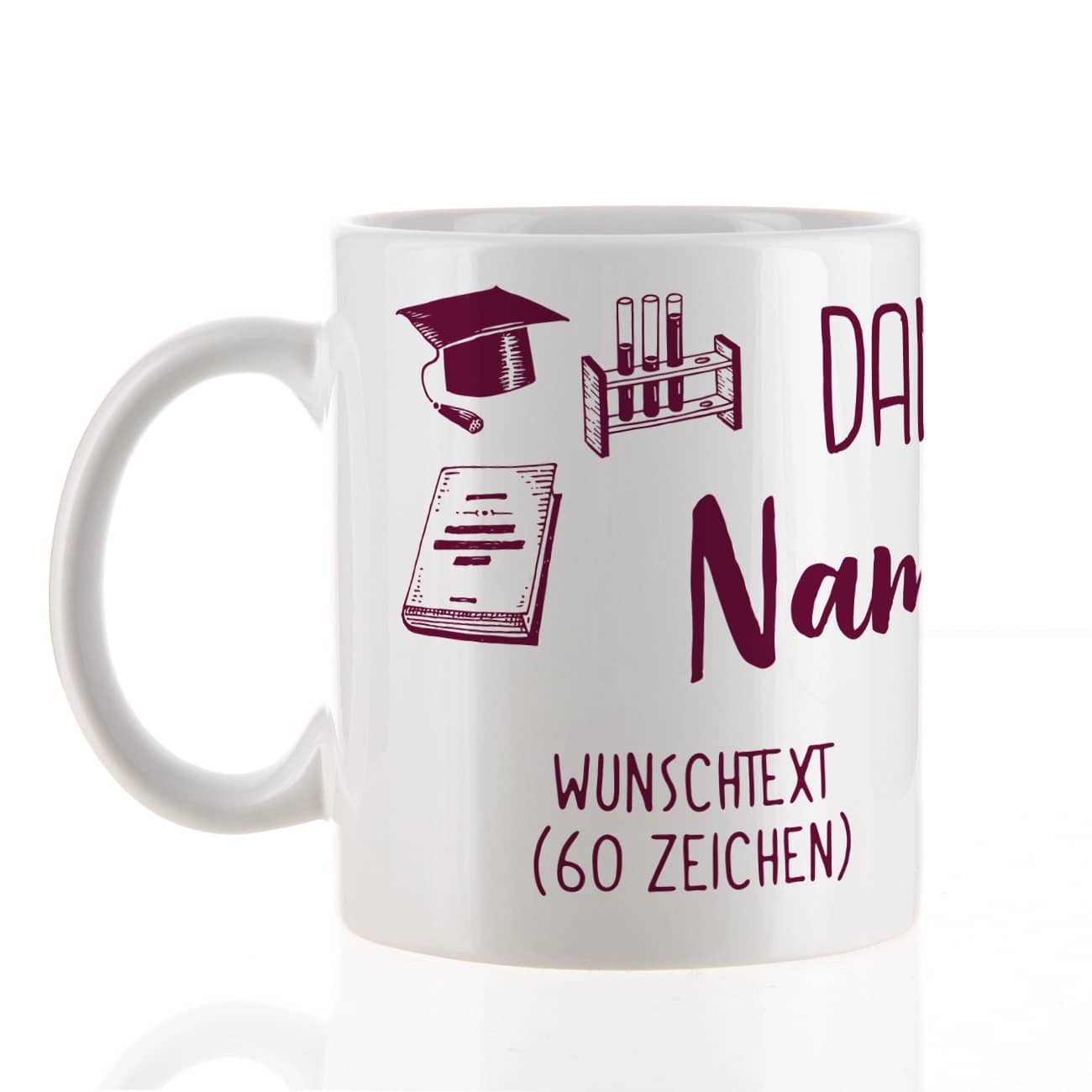 Personalisierte Tasse als Danke für die Lehrerin