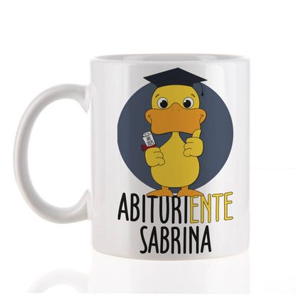 Enten Motiv mit Name bedruckt