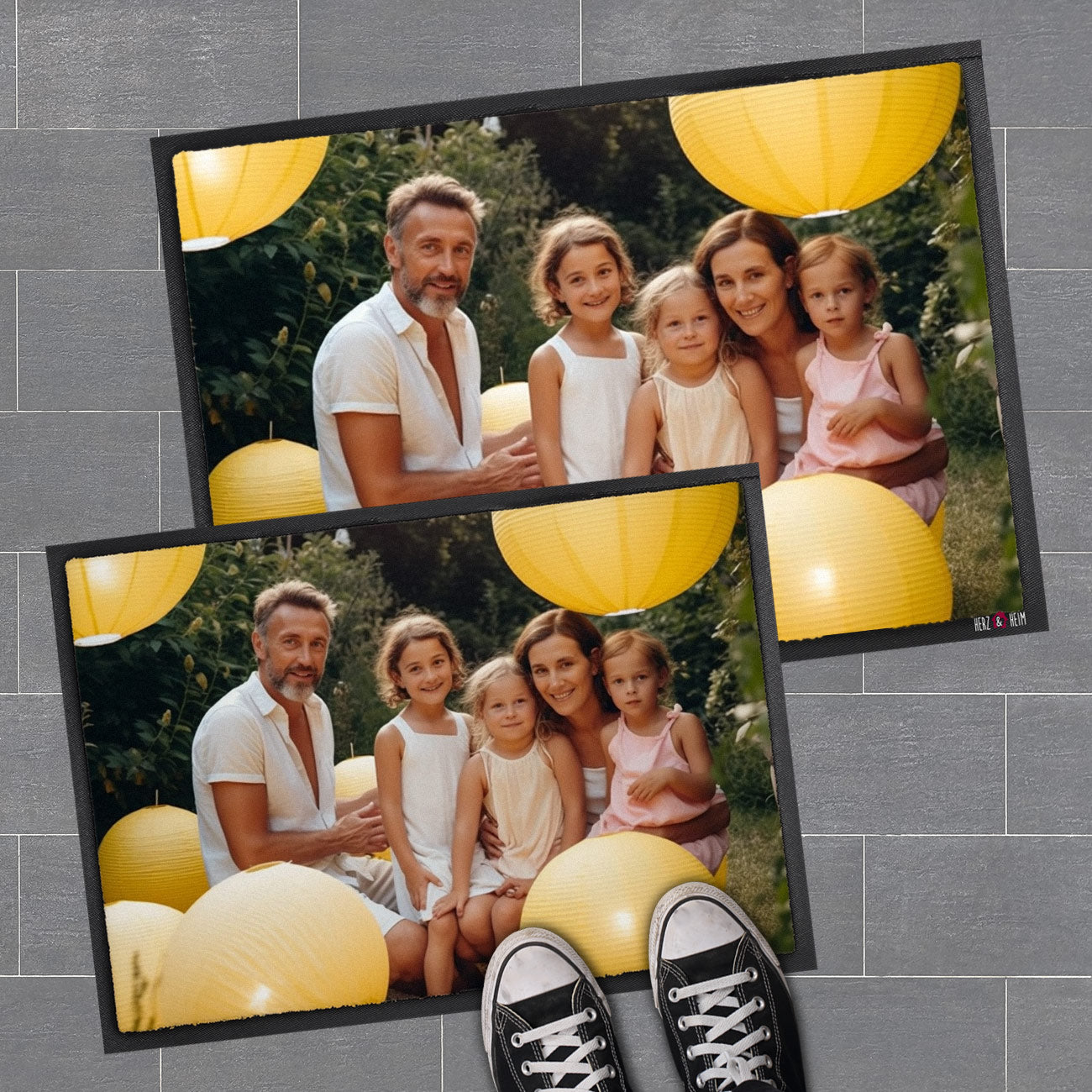 Persönliche Fußmatte mit Ihrem Foto
