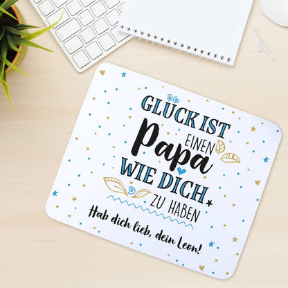 Mousepad Glück ist einen Papa wie dich zu haben