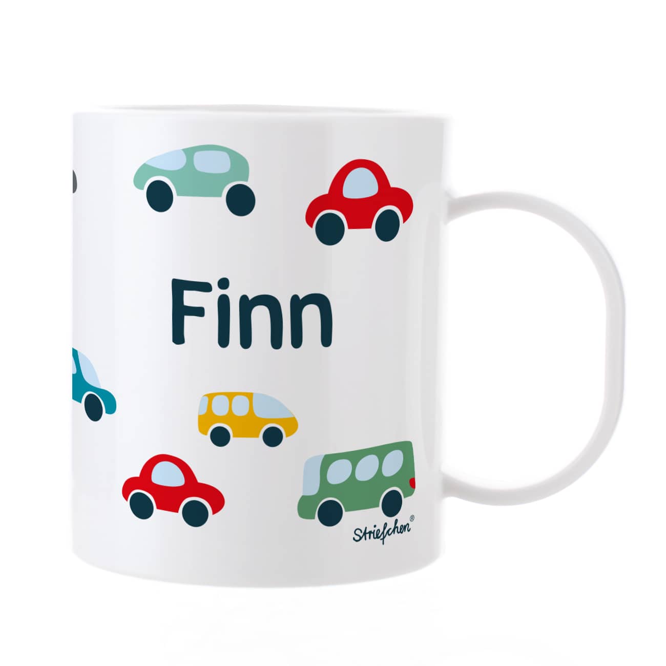 Mit Namensaufdruck