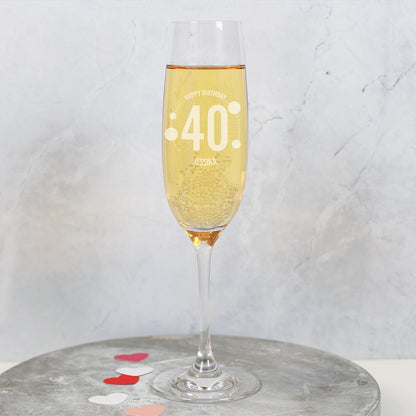 Sektglas von Leonardo zum Geburtstag mit Gravur 