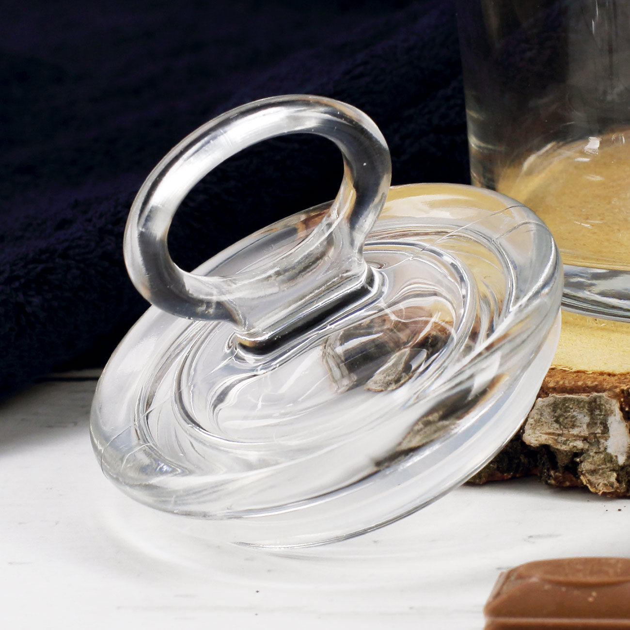 Glück ist, eine Mama wie dich zu haben - gravierte Glasdose