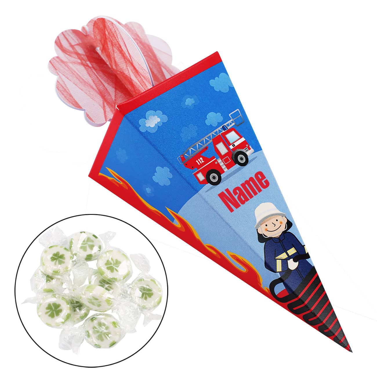 Personalisierte kleine Zuckertüte mit Name