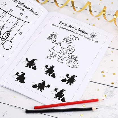 Weihnachts-Malbuch als Nikolausgeschenk mit Namensaufdruck