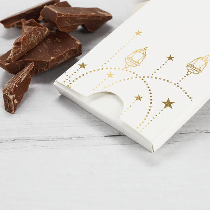 Ramadan Kareem - Schokolade mit Goldveredelung und Name personalisiert