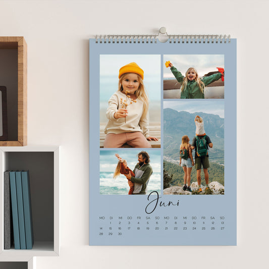 Foto-Wandkalender 2027 mit mehreren Fotos pro Monat