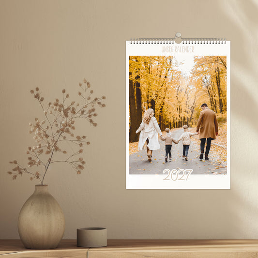 Wandkalender 2027 für Familien 
