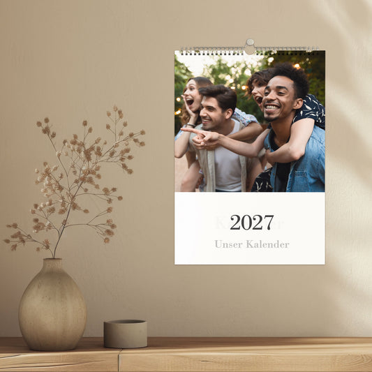 Fotokalender Wandkalender 2027 mit modernem Design