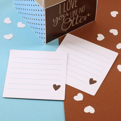 Überraschungsbox "I love you like no Otter" mit Ihrem Wunschnamen