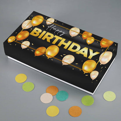 Geschenkbox für Geldgeschenke mit Goldfolie veredelt