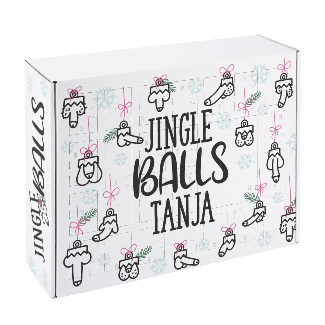 Personalisierter Penis-Adventskalender mit Name personalisiert