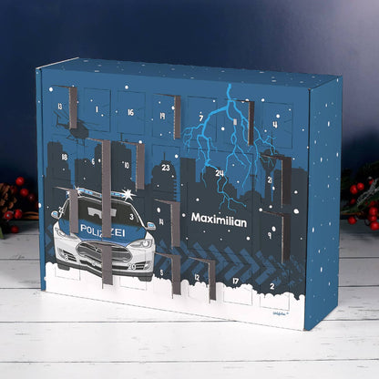 Polizei Adventskalender zum selbst Befüllen