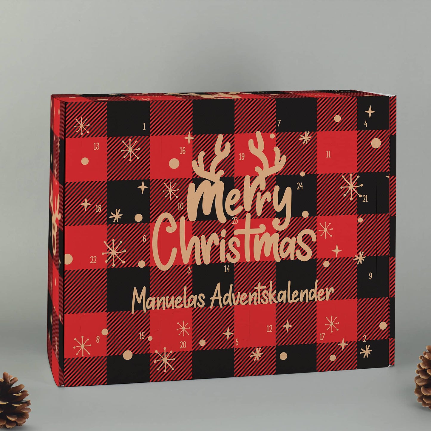 DIY Adventskalender mit personalisiertem Aufdruck
