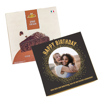 Geburtstagskuchen mit Foto und Wunschtext personalisiert | Happy Birthday Motiv