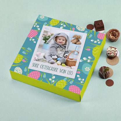 Niedliche Pralinenschachtel mit Ihrem Wunschfoto und einem kurzen Text