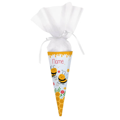 Mit Name personalisierte Zuckertüte