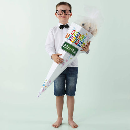 Endlich Schulkind Schultüte mit Name