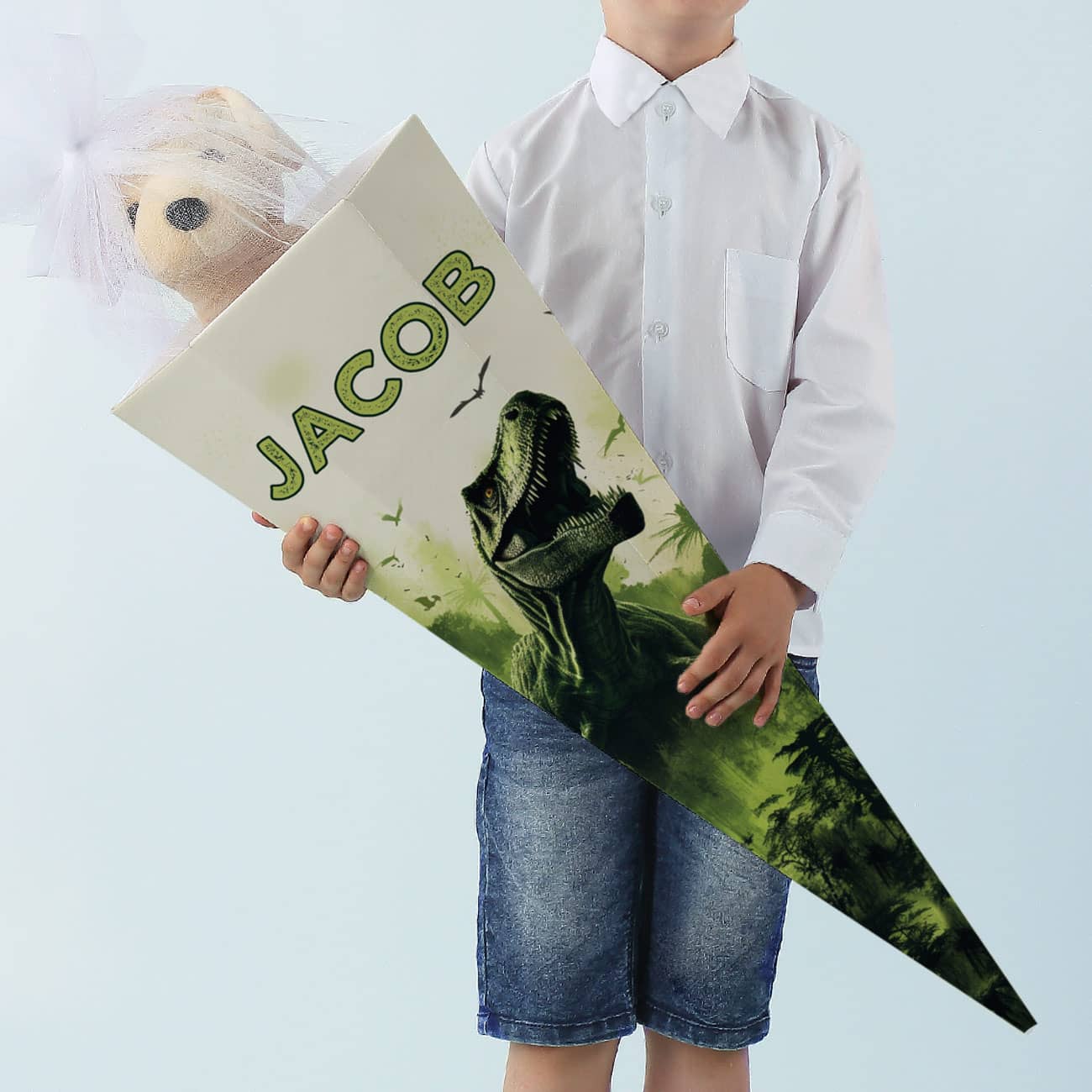 Tyrannosaurus - Dino Zuckertüte mit Name