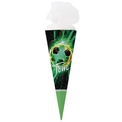 Fußball-Zuckertüte mit Name 