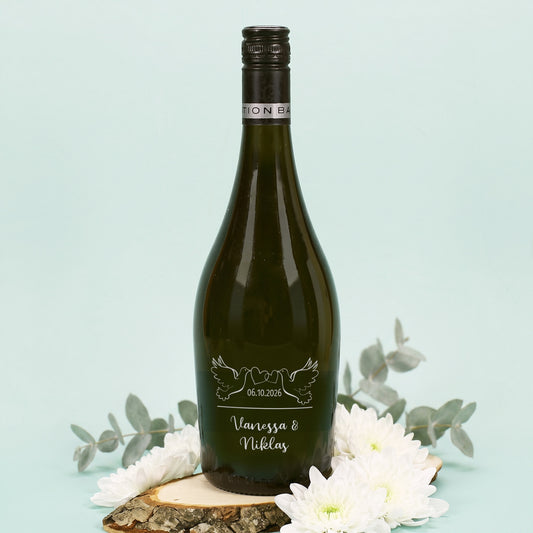 Seccoflasche von Scavi & Ray zur Hochzeit mit Namensgravur