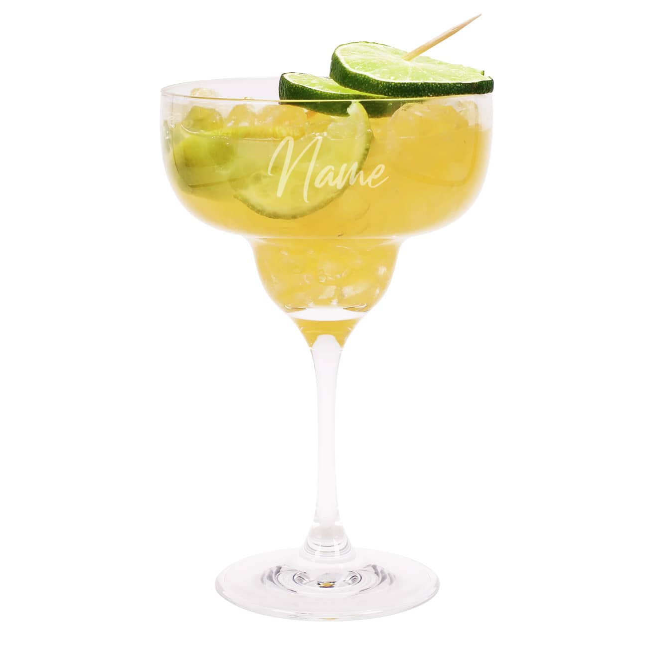 persönlich graviertes Margaritaglas