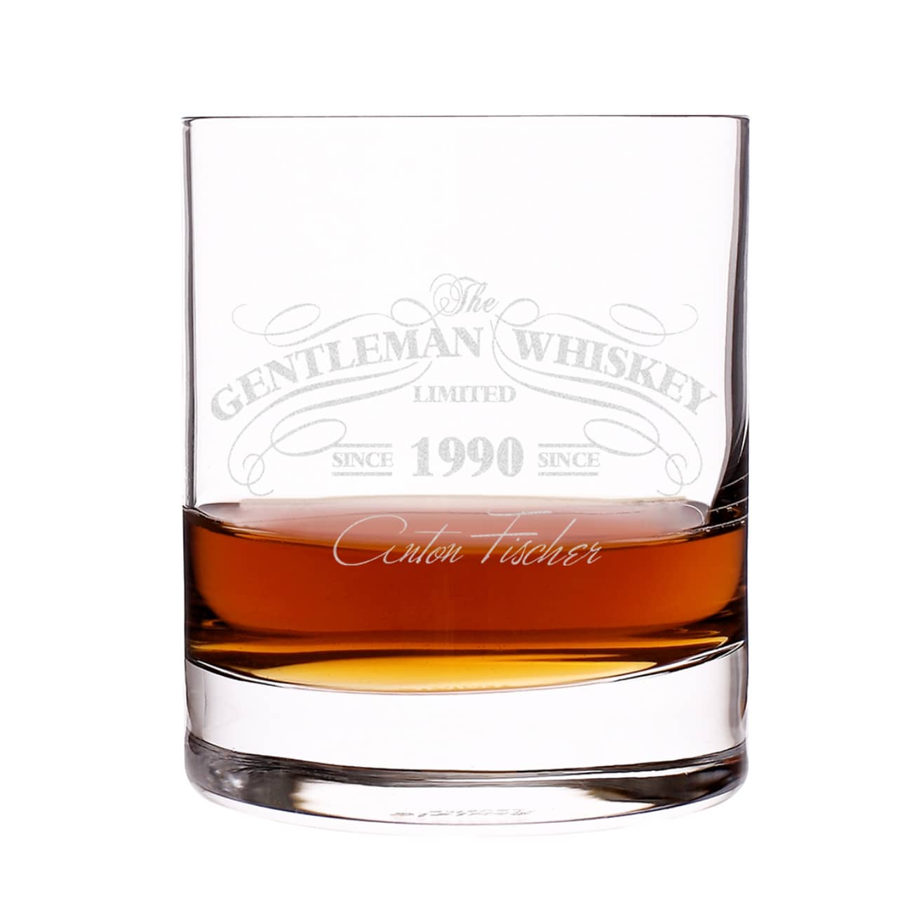 Whiskyglas Gentleman mit Gravur personalisiert