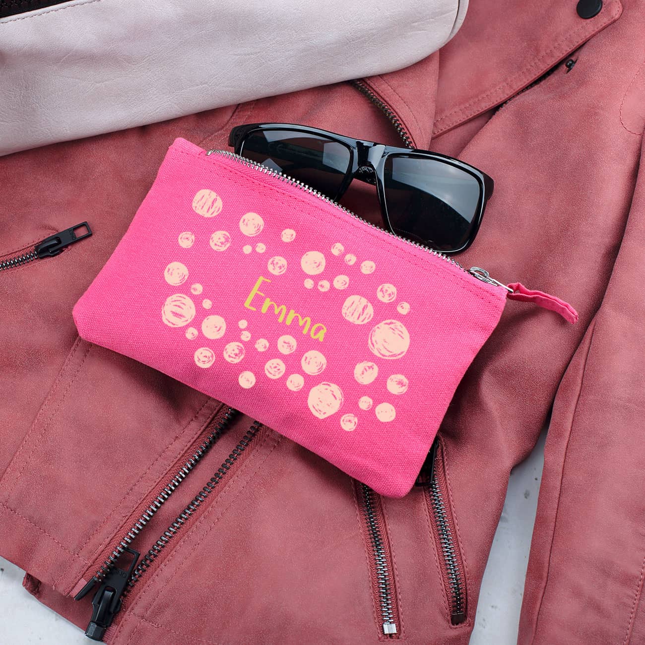 Kleine pinke Tasche