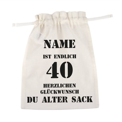 Beutel mit Alter Sack Motiv