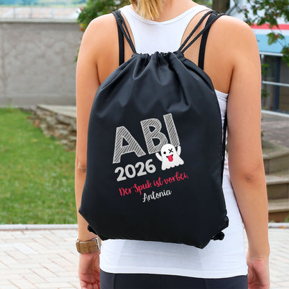 Der Spuk ist vorbei - Abi-Bag mit Ihrem Wunschnamen personalisiert