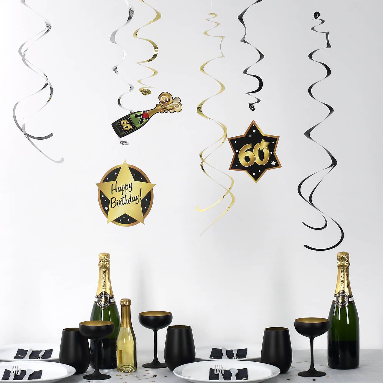Party Dekoration Star zum 60. Geburtstag