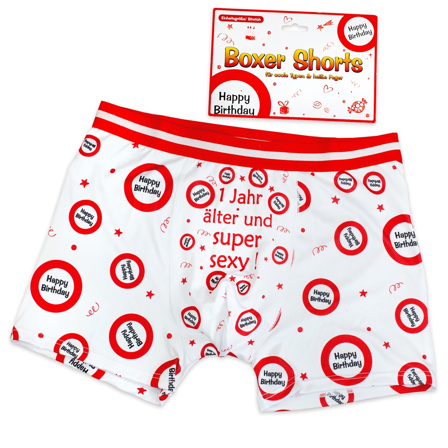 Boxer Shorts "1 Jahr älter" zum Geburtstag