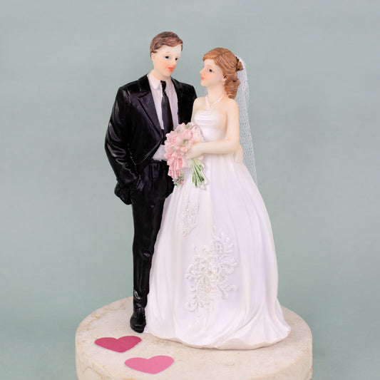 Brautpaar Frau & Mann mit Hand in der Tasche | Figur 16 cm