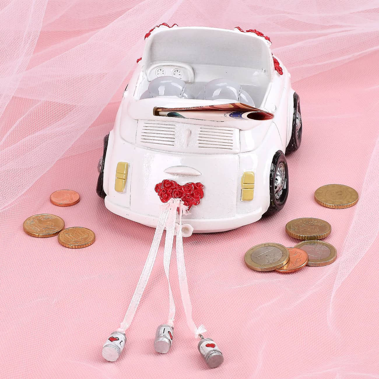 Cabrio Spardose zur Hochzeit