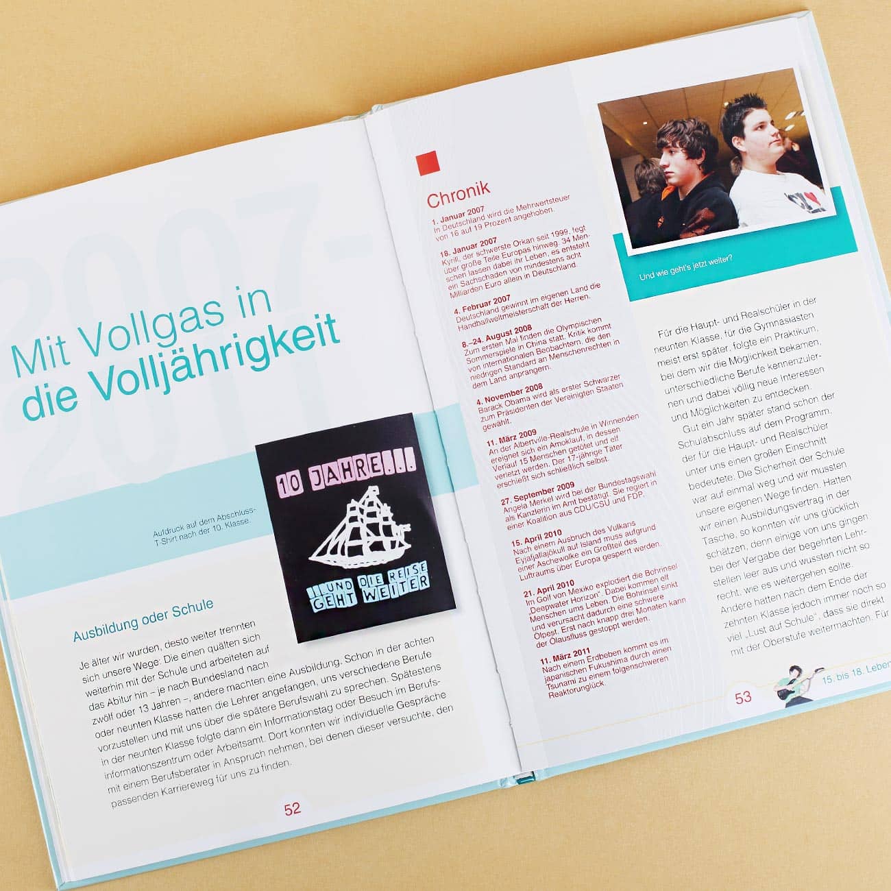 63 Seiten mit Schrift und Bild
