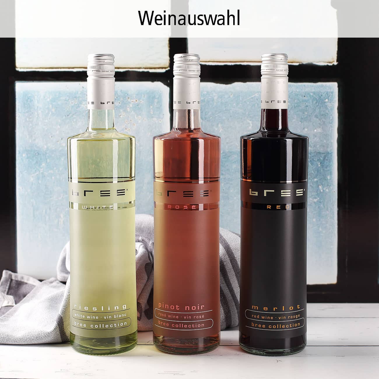 Weinset zum 60. Geburtstag mit graviertem Weinglas in Geschenkbox